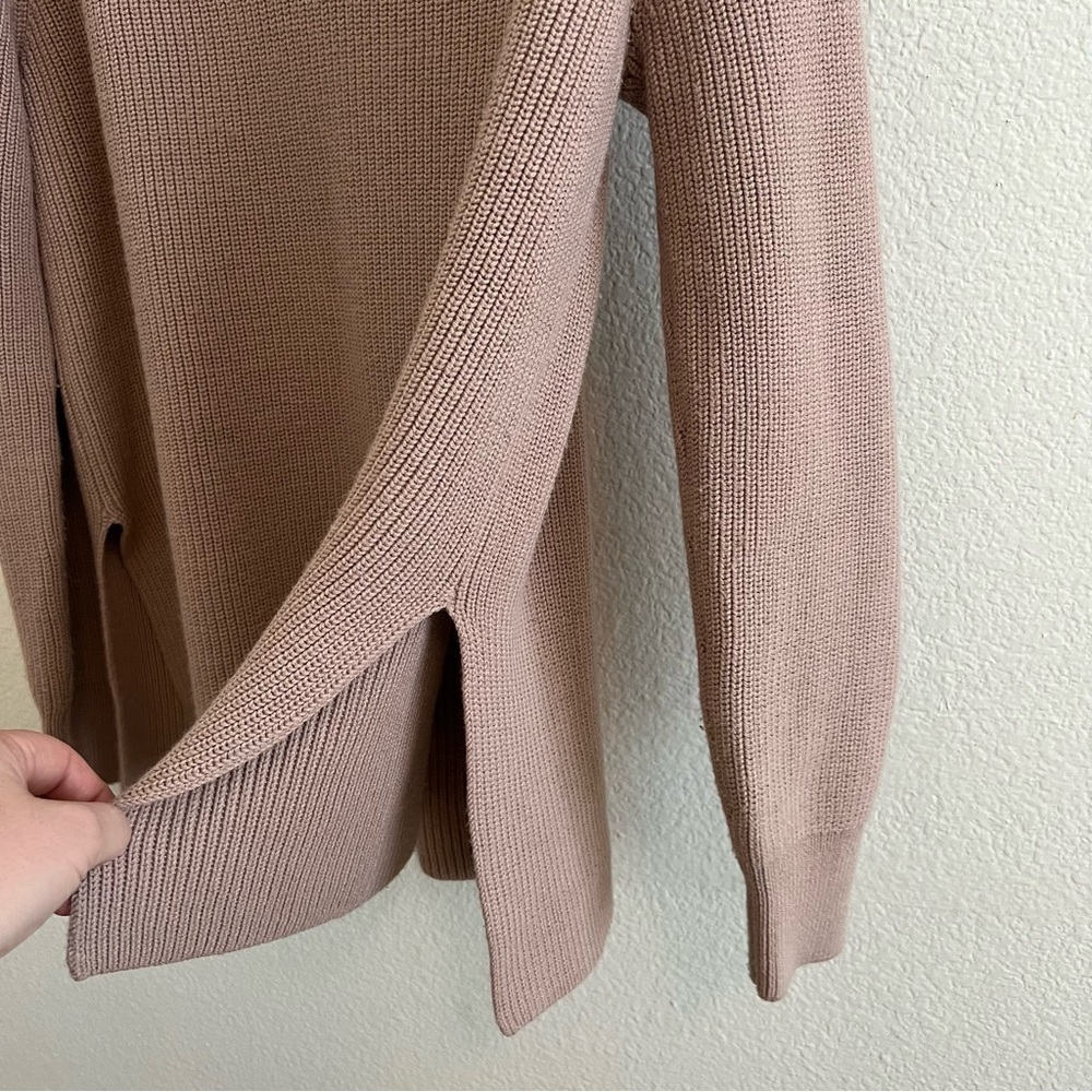 Athleta Switchback Pullover Sweater Rose Size Small - Picture 5 of 11